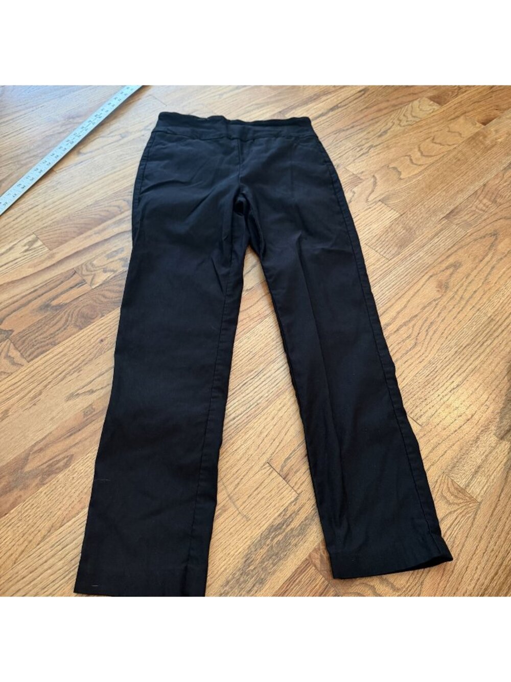 TRIBAL WOMENS BLACK PULL ON ANKLE PANTS SIZE 6